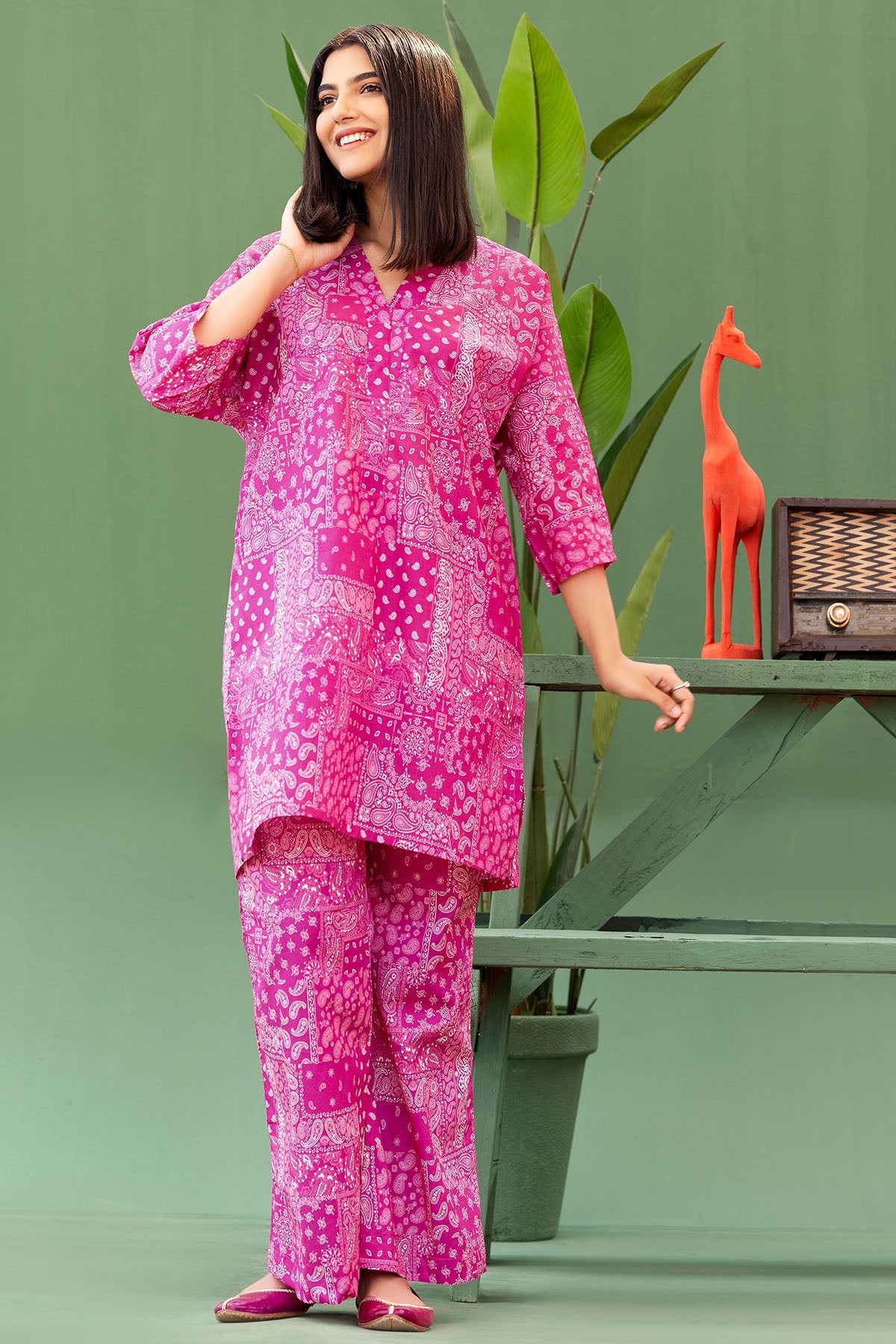4574-AYMA DIGITAL PRINTED LAWN STITCHED