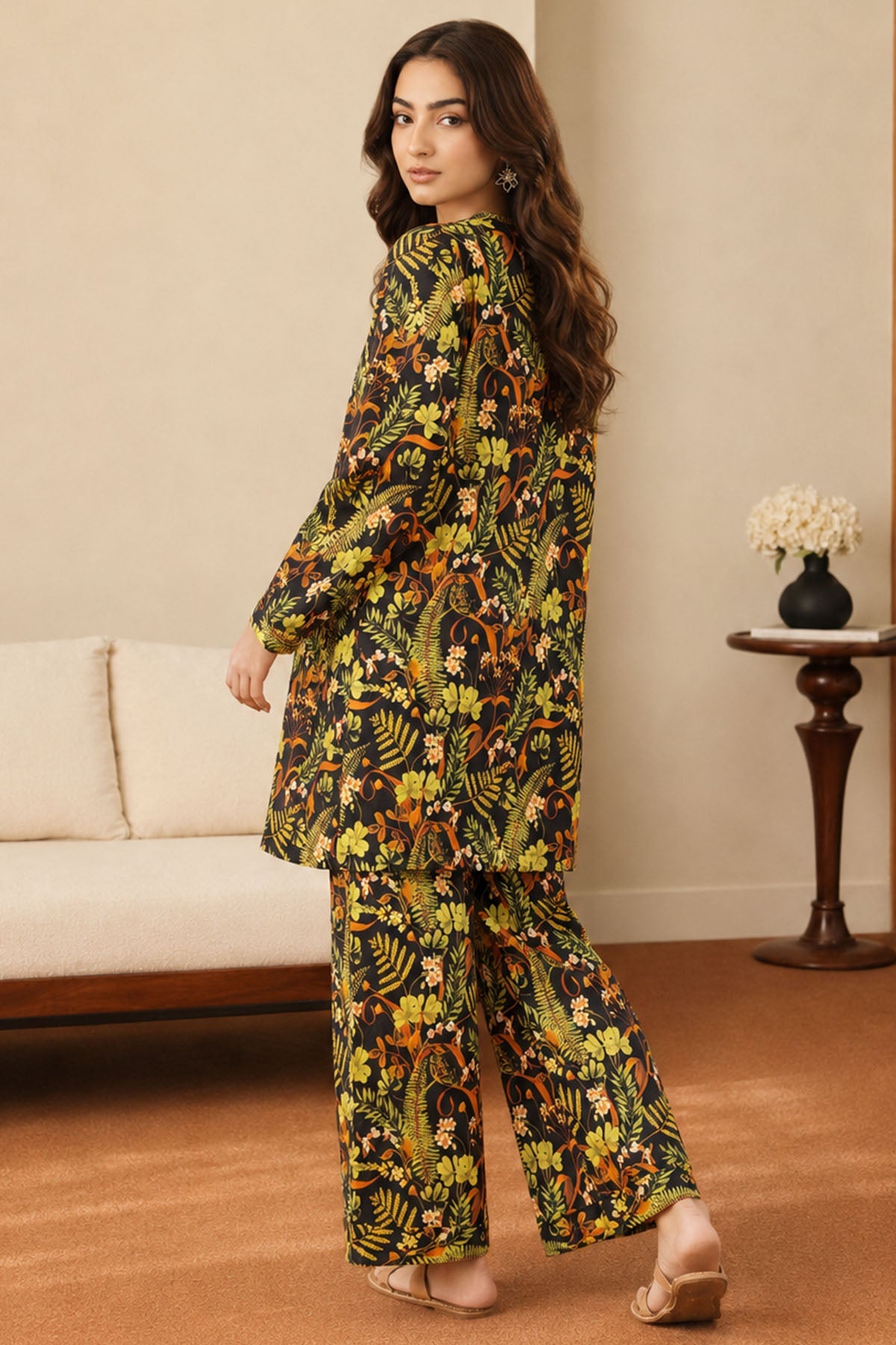 4580-EMMA DIGITAL PRINTED LAWN STITCHED