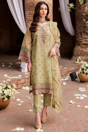 4596-NIGHTINGALE EMBROIDERED SILK NET STITCHED
