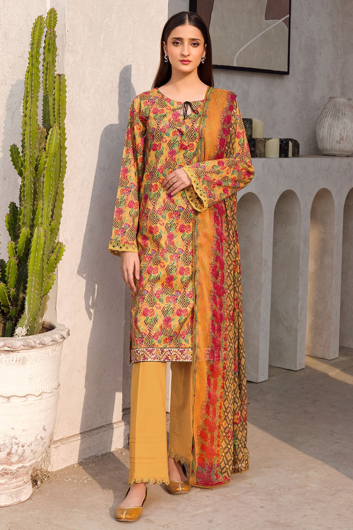 2024 RANG BY MOTIFZ DIGITAL PRINTED LAWN VOL 3
