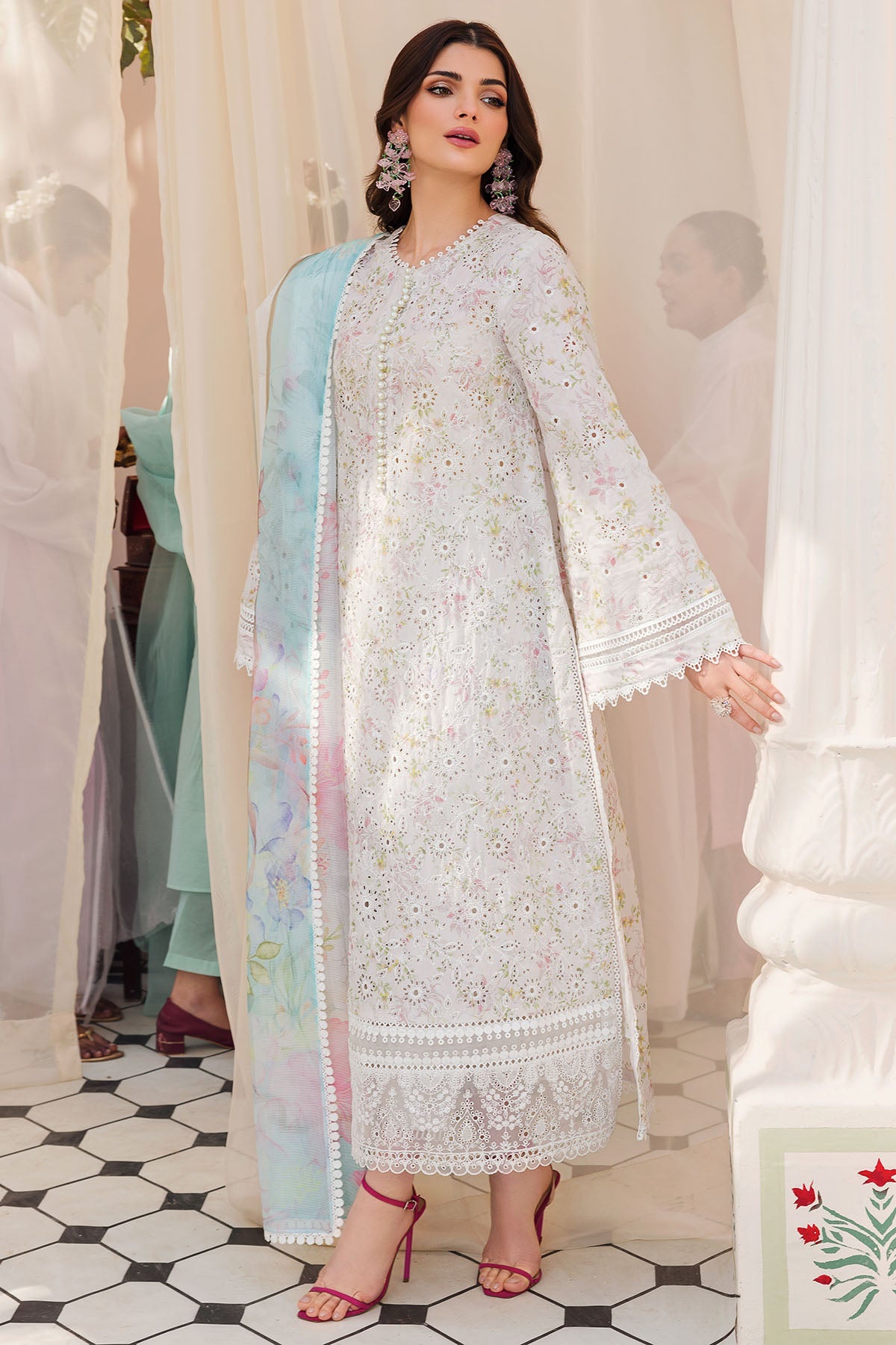 4622-OPHELIA EMBROIDERED LAWN STITCHED
