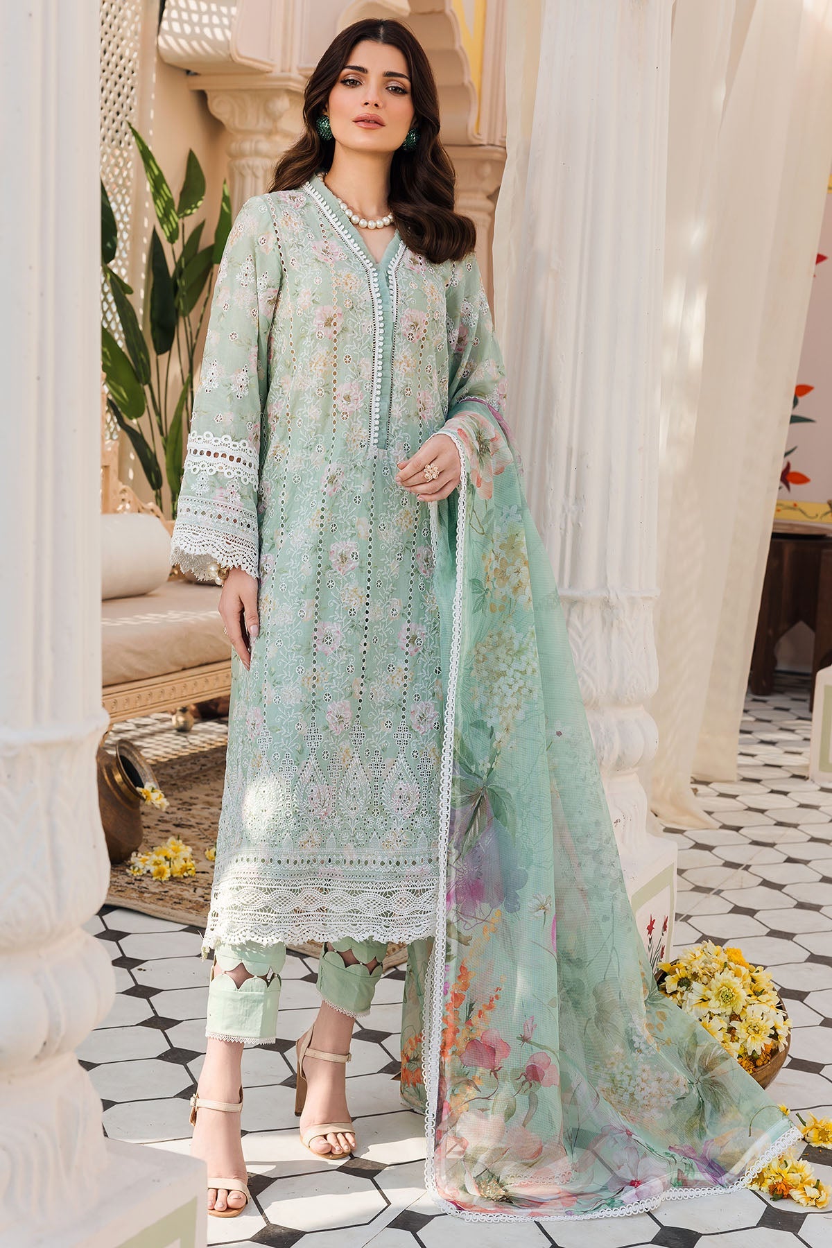 4624-ALASKA EMBROIDERED LAWN UNSTITCHED
