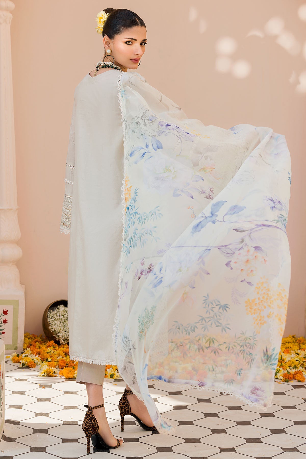 4629-INARA EMBROIDERED LAWN STITCHED