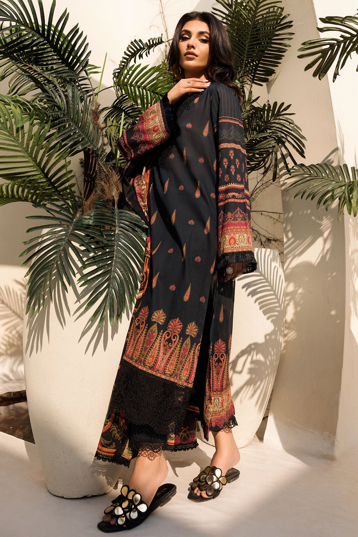 4638-PERIDOT DIGITAL PRINTED LAWN STITCHED