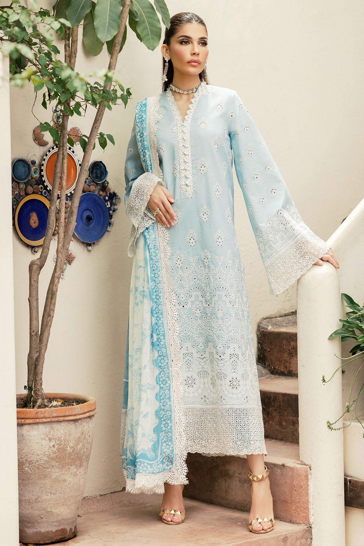 2024 MOTIFZ PREMIUM EMBROIDERED LAWN VOL 3