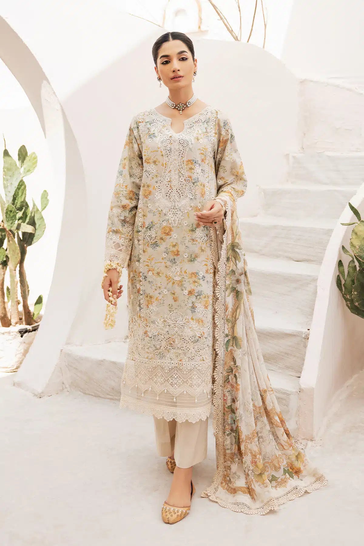 4721-ZEINA EMBROIDERED LAWN STITCHED