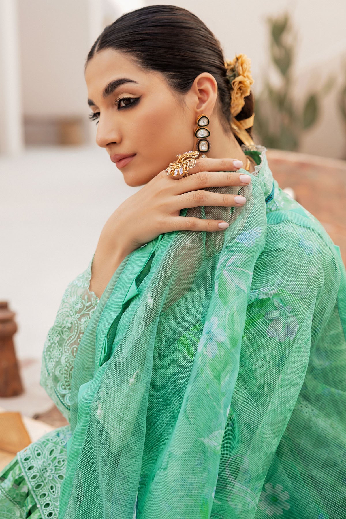 4726-DIYANA EMBROIDERED LAWN UNSTITCHED