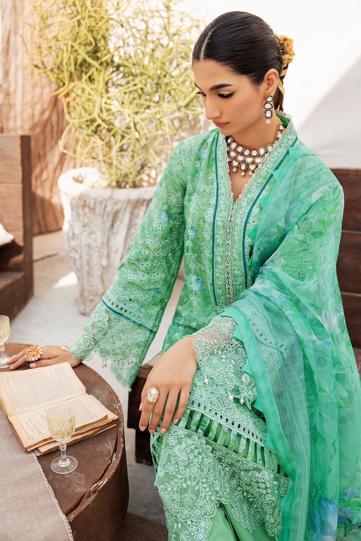 4726-DIYANA EMBROIDERED LAWN UNSTITCHED