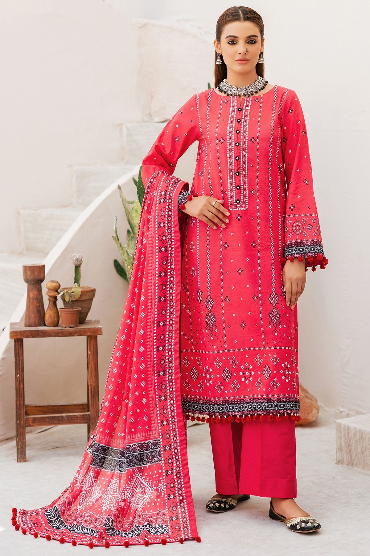 2024 RANG BY MOTIFZ DIGITAL PRINTED LAWN VOL 6