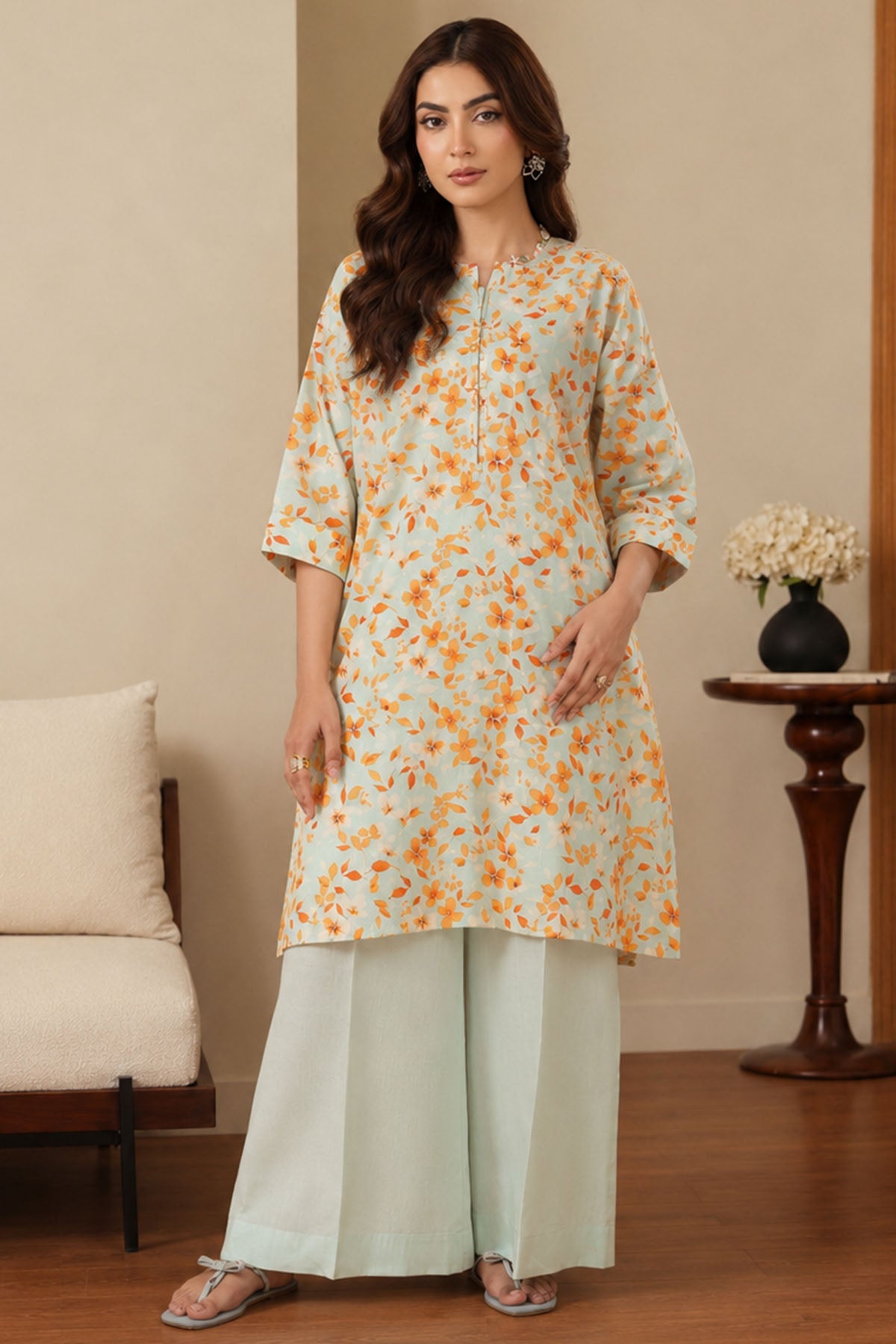 4748-IVAN DIGITAL PRINTED LAWN STITCHED