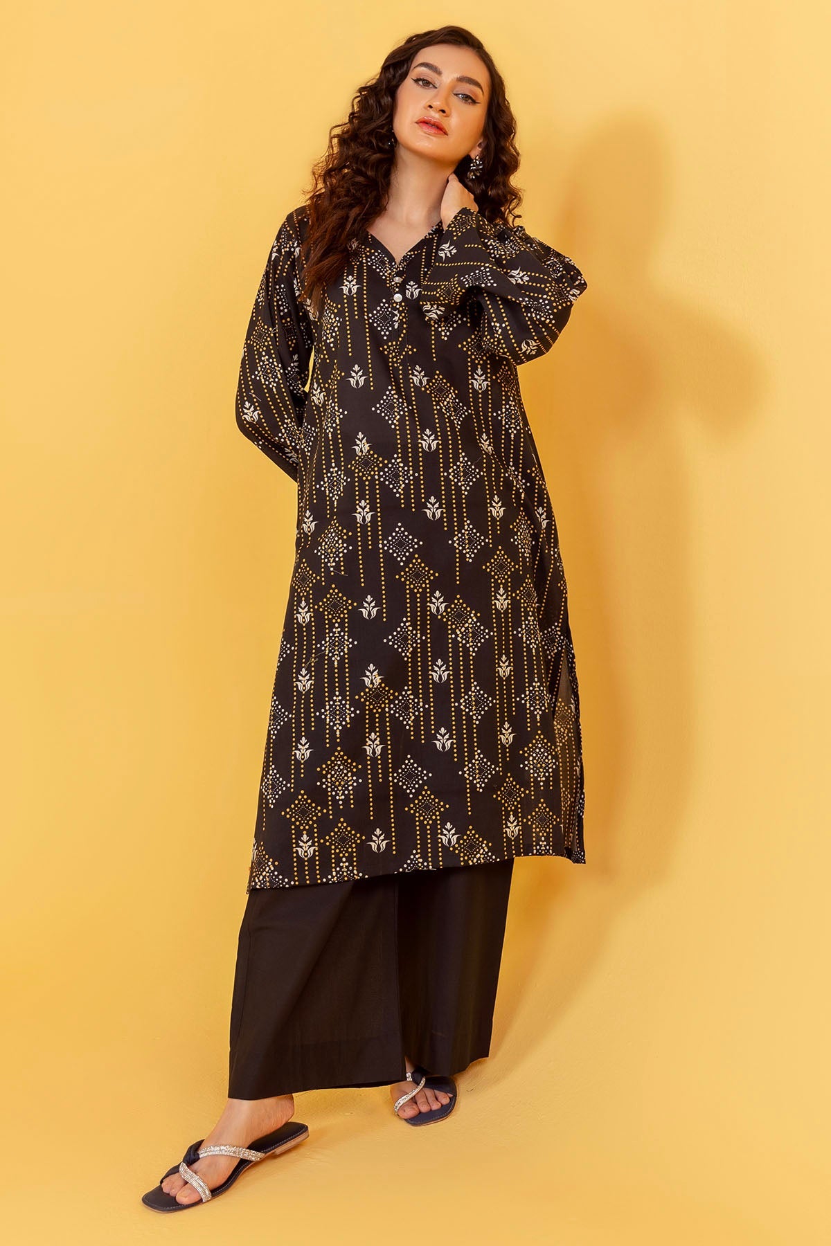 4752-LEONA DIGITAL PRINTED LAWN STITCHED