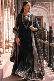 4816-GAZALA EMBROIDERED CRINKLE CHIFFON STITCHED