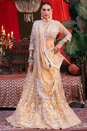 4826-OMAIRA EMBROIDERED SILK NET STITCHED