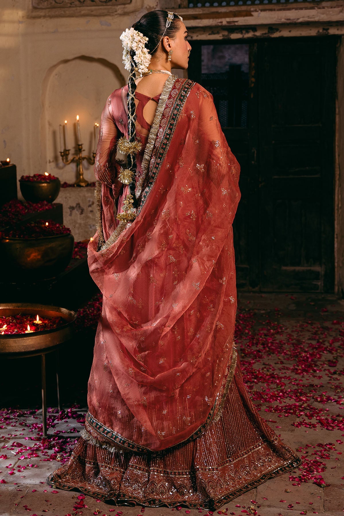 4830-RINAZ EMBROIDERED SILK NET UNSTITCHED