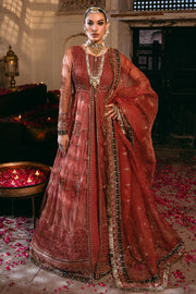 4830-RINAZ EMBROIDERED SILK NET STITCHED