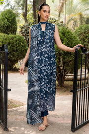 4896-INAYA DIGITAL PRINTED LAWN STITCHED