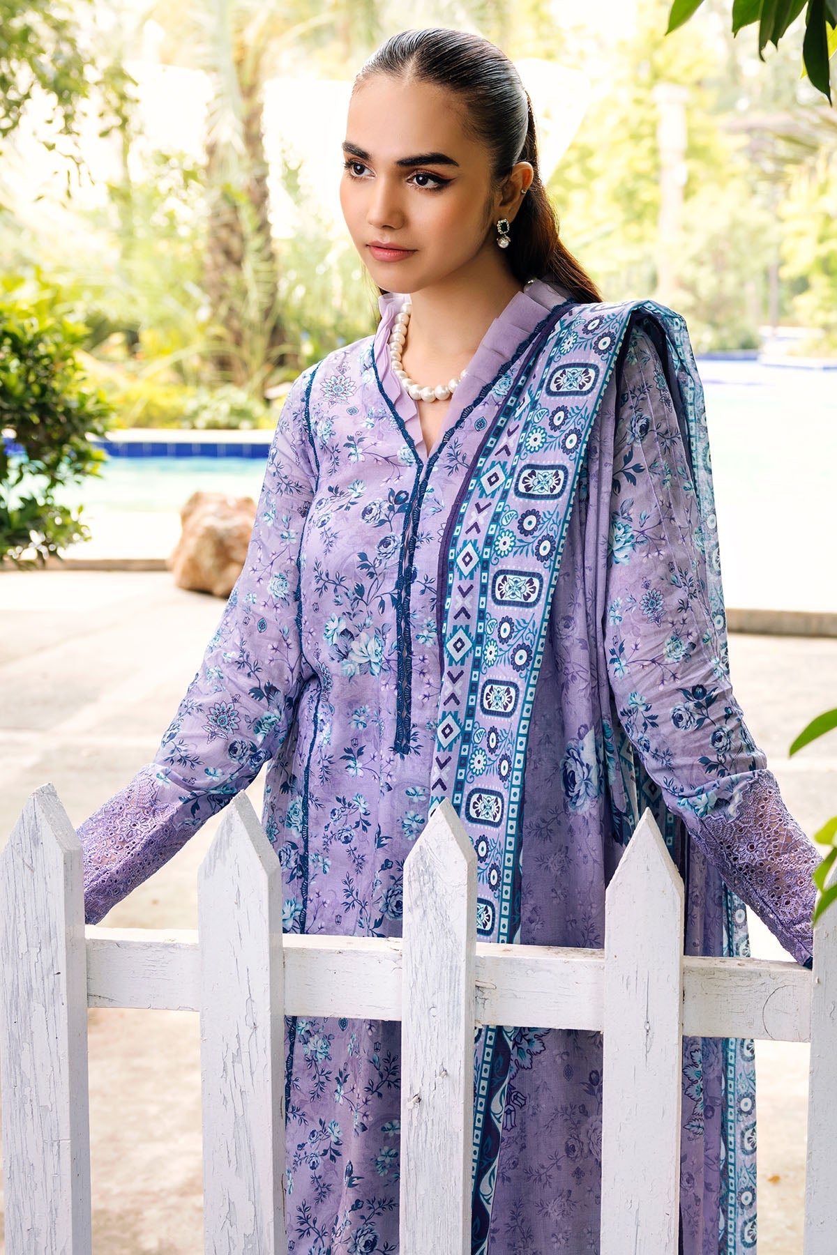 4897-ARISHA DIGITAL PRINTED LAWN STITCHED