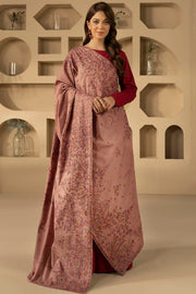 4913-PARIZIA EMBROIDERED KHADDAR SHAWL