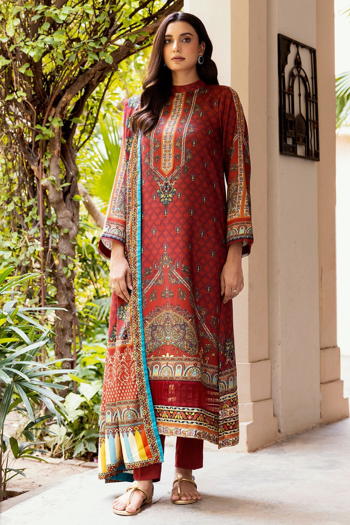 4921-SARAH DIGITAL PRINTED LINEN UNSTITCHED