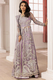 4939-YASHFA EMBROIDERED SILK NET STITCHED