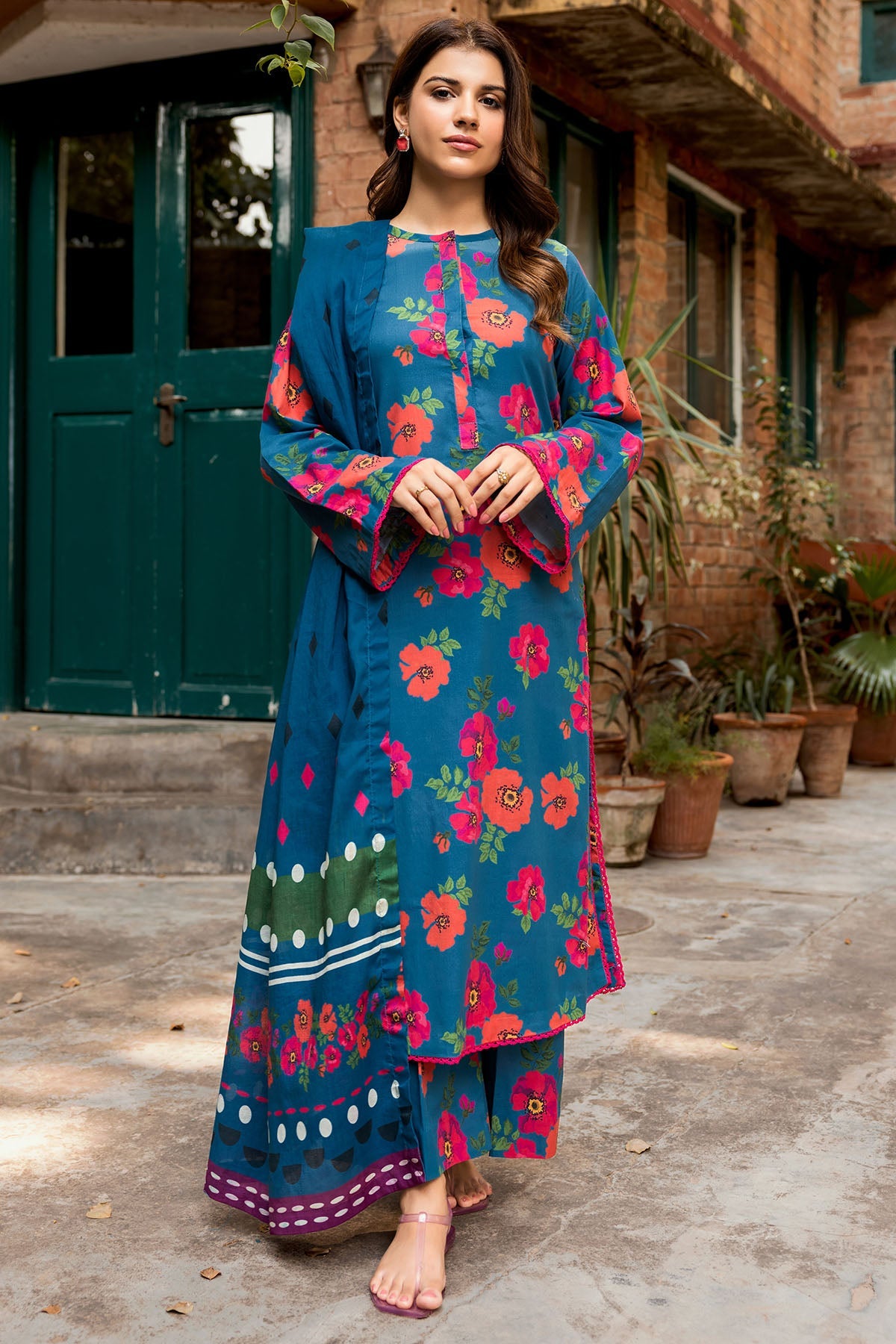 2024 RANG BY MOTIFZ DIGITAL PRINTED LAWN VOL 9