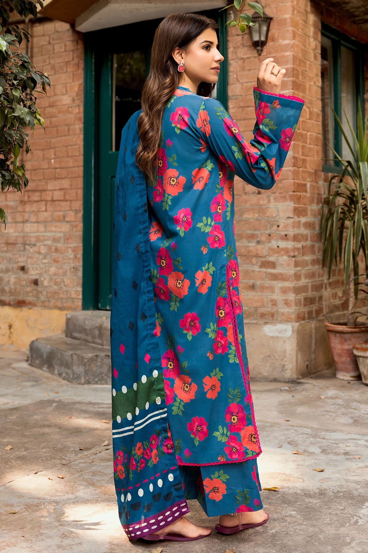 4974-ISLA DIGITAL PRINTED CAMBRIC UNSTITCHED
