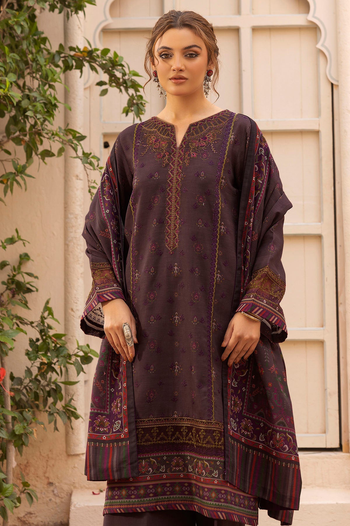 5030-IZDIHAR DIGITAL PRINTED KHADDAR UNSTITCHED
