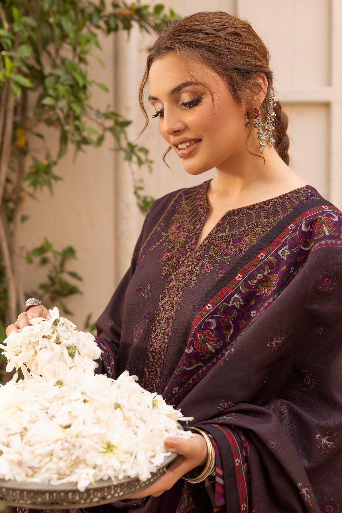 5030-IZDIHAR DIGITAL PRINTED KHADDAR UNSTITCHED