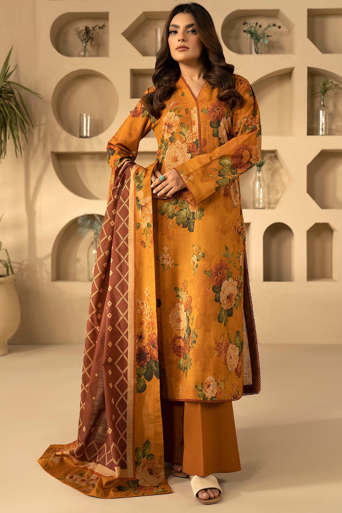 5031-HYMAH DIGITAL PRINTED KHADDAR UNSTITCHED
