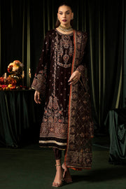 5091-AAHANA EMBROIDERED VELVET UNSTITCHED
