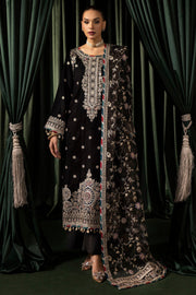 5098-FARZEEN EMBROIDERED VELVET UNSTITCHED