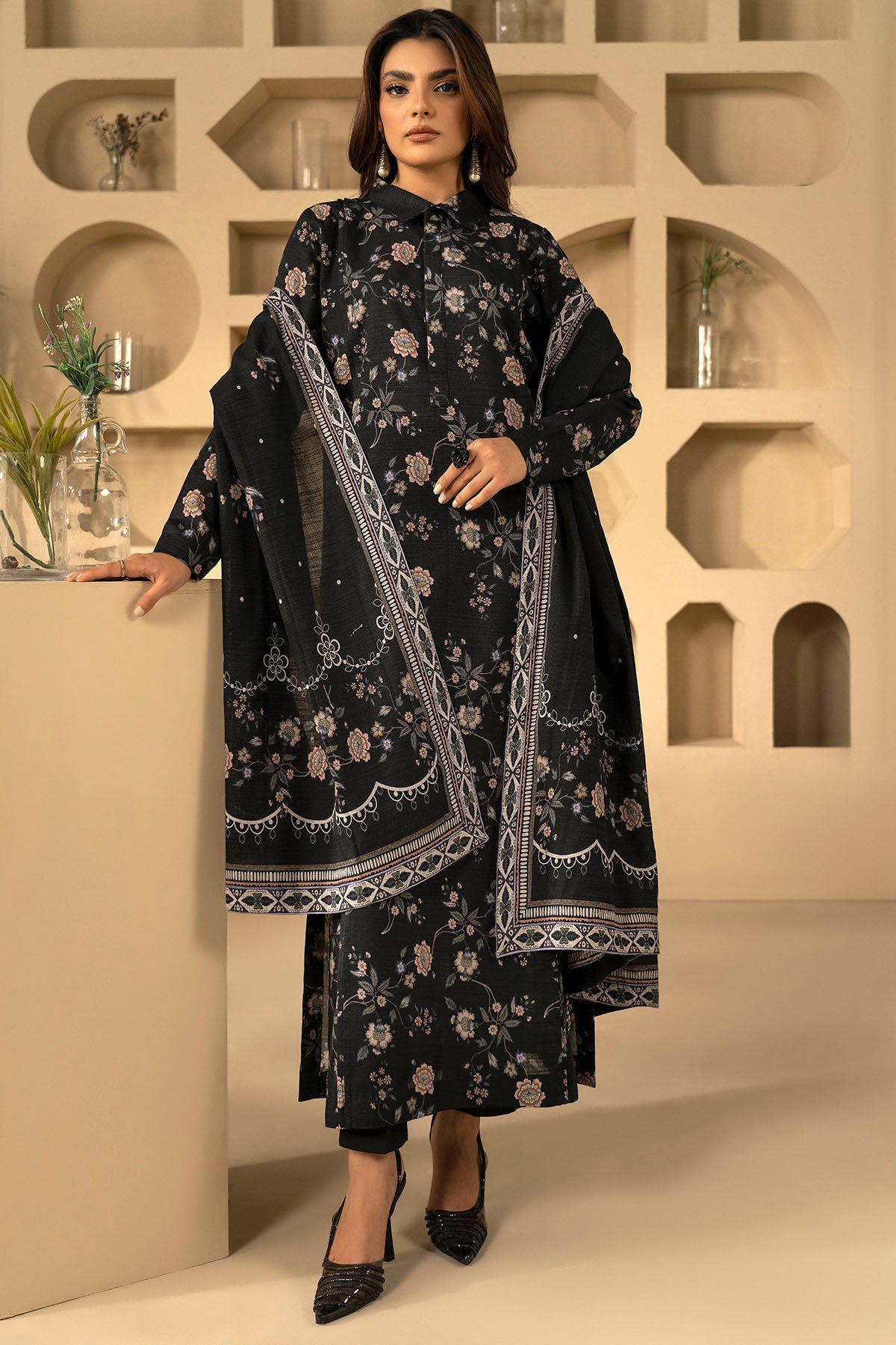 5107-NAMAR DIGITAL PRINTED KHADDAR UNSTITCHED
