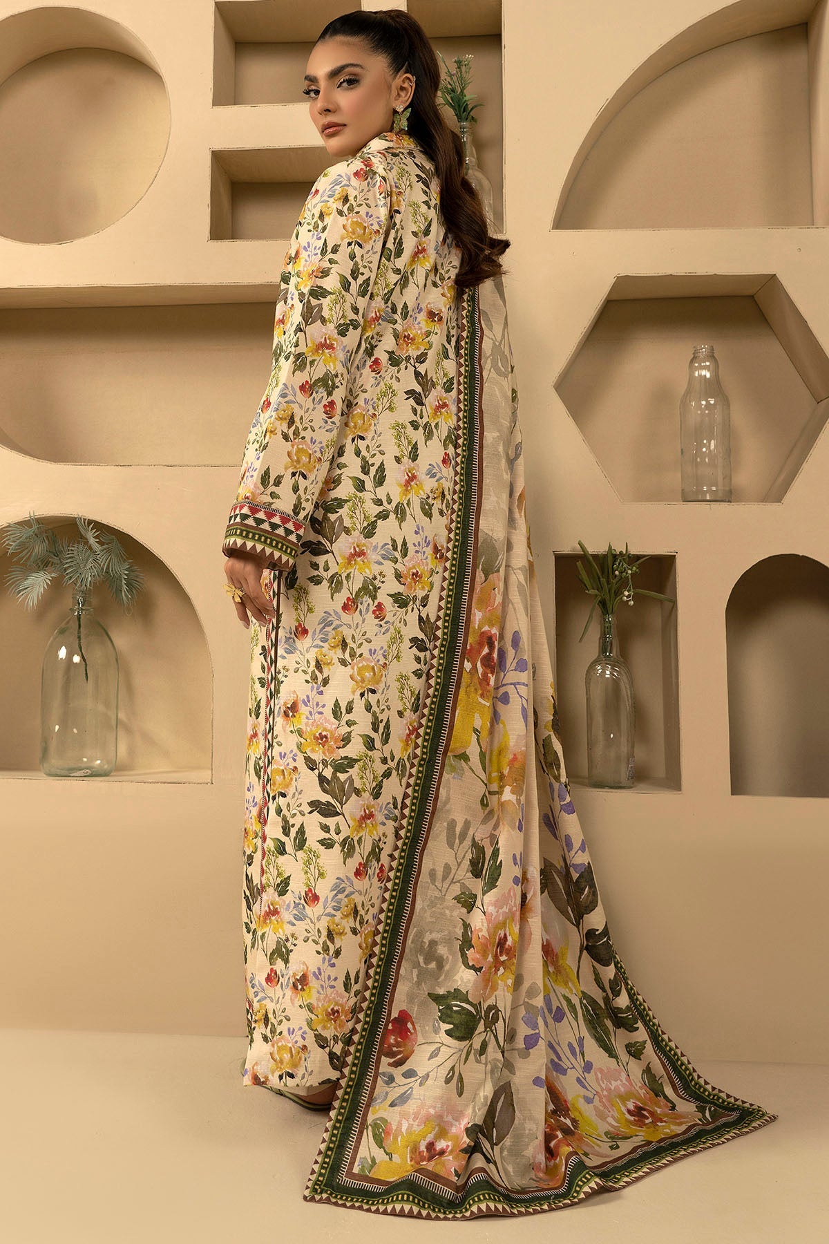 5109-AFNAN DIGITAL PRINTED KHADDAR UNSTITCHED