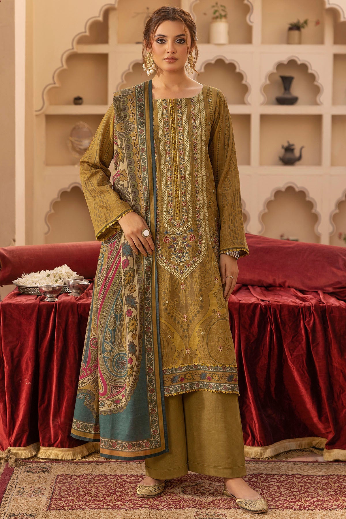 2024 UMANG BY MOTIFZ DIGITAL PRINTED EMBROIDERED KHADDAR VOL 2
