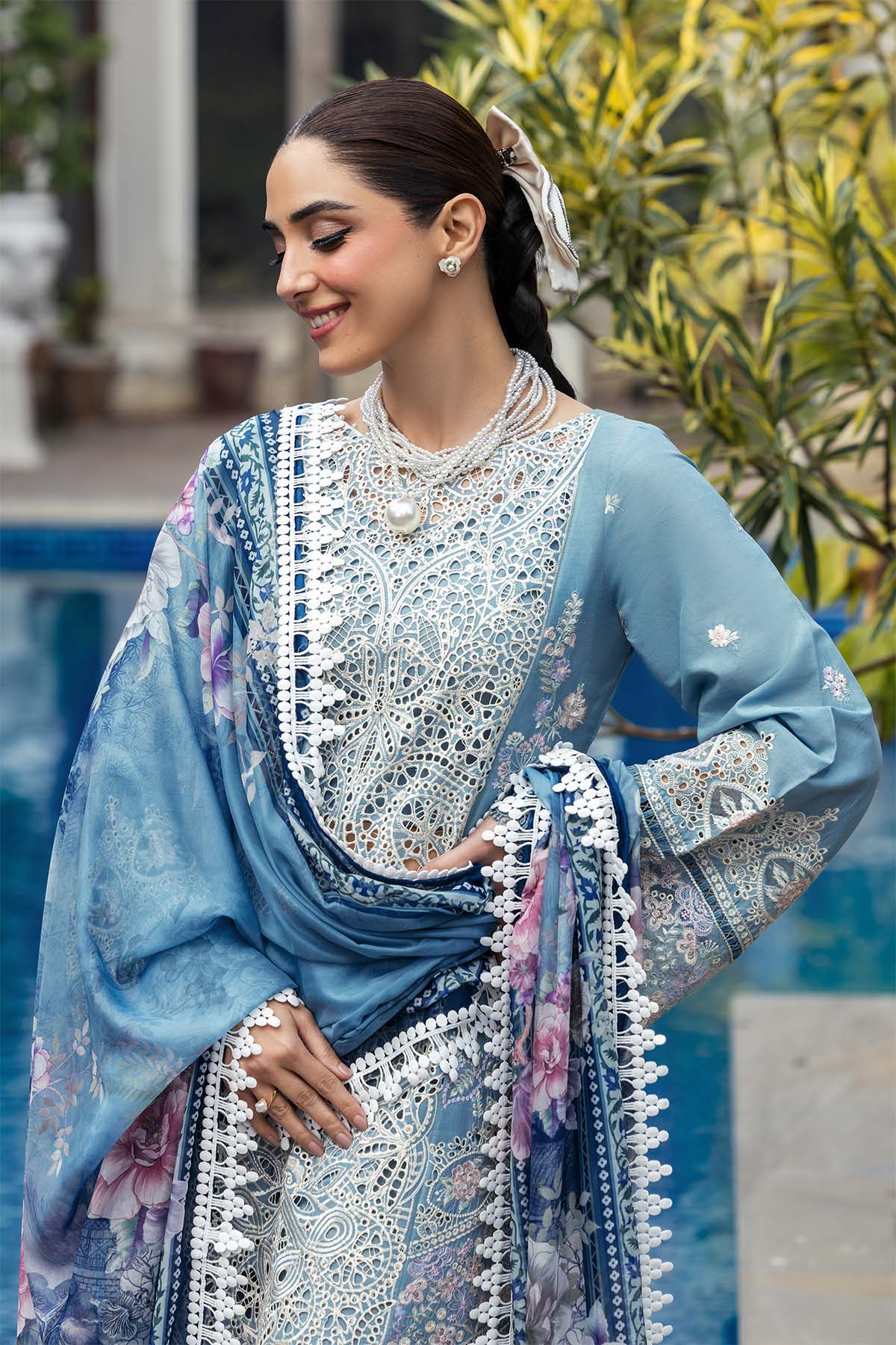 5301-ELAYNE EMBROIDERED LAWN STITCHED