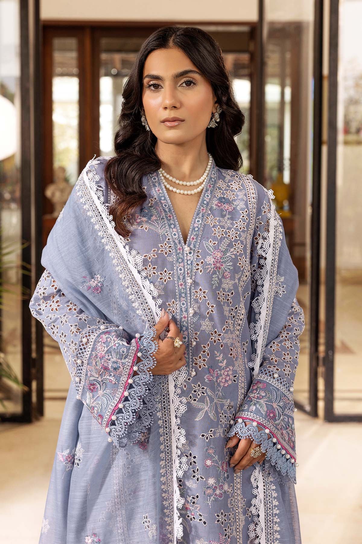 5302-ROSALIE EMBROIDERED LAWN UNSTITCHED