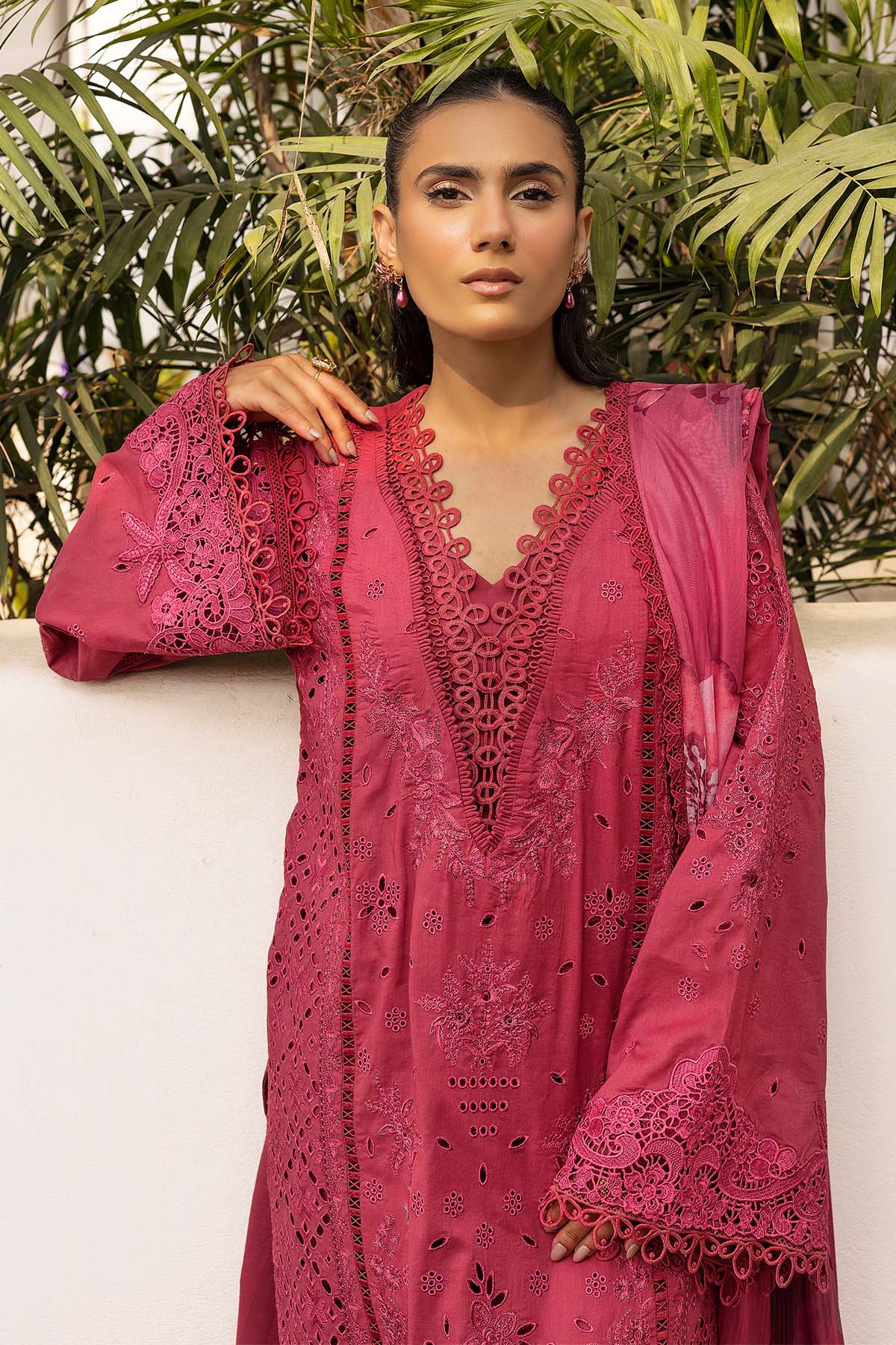 5304-CELINE EMBROIDERED LAWN STITCHED