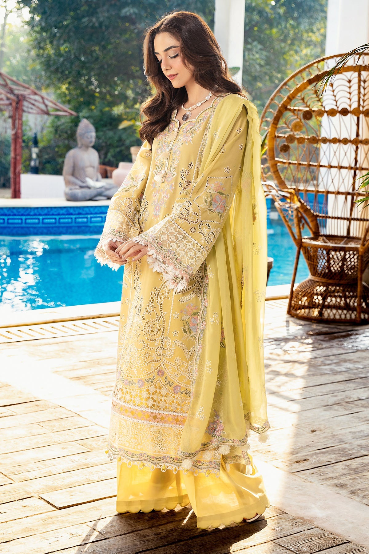 5307-NICOLE EMBROIDERED LAWN STITCHED