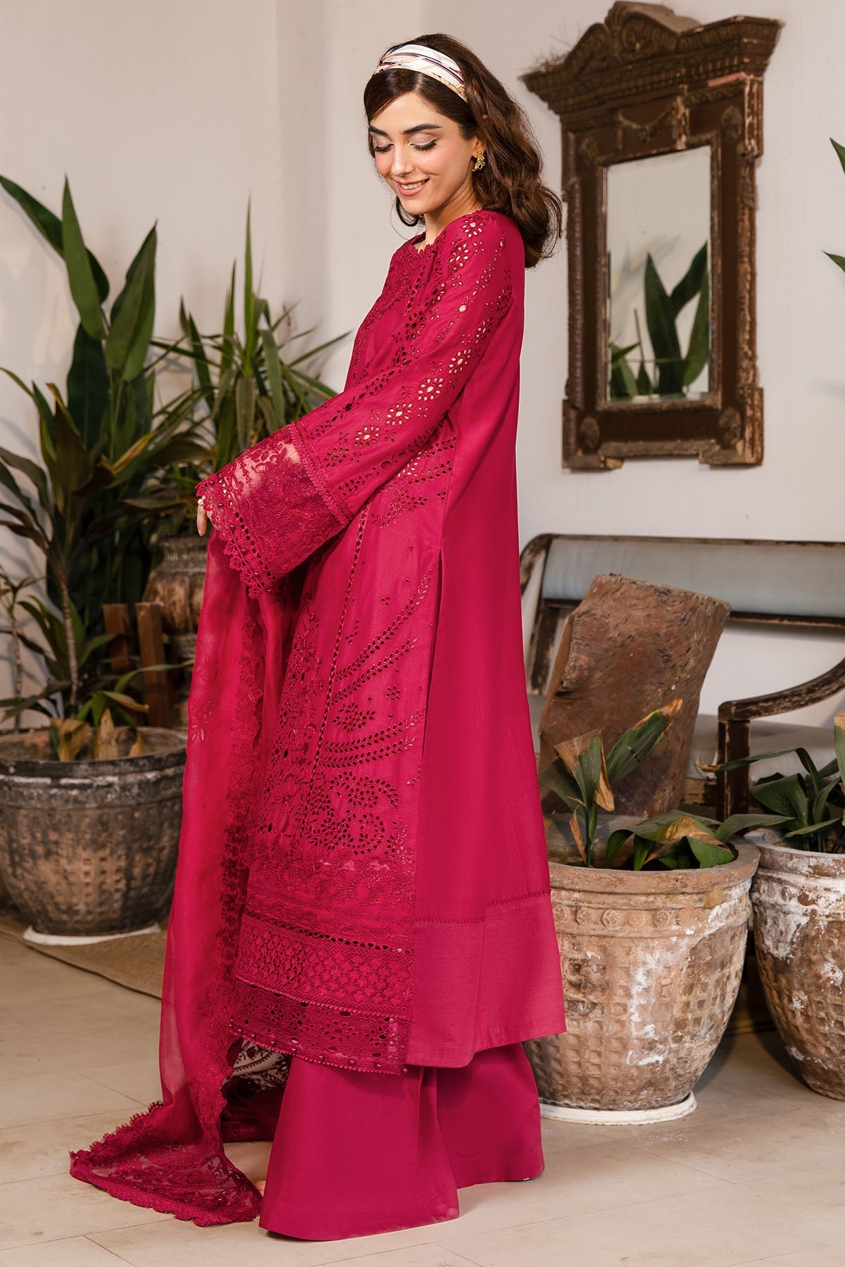 5308-ESME EMBROIDERED LAWN STITCHED