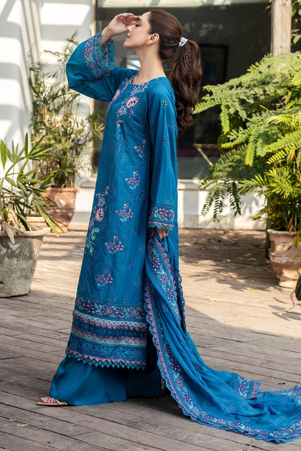 5310-MARGO EMBROIDERED LAWN STITCHED