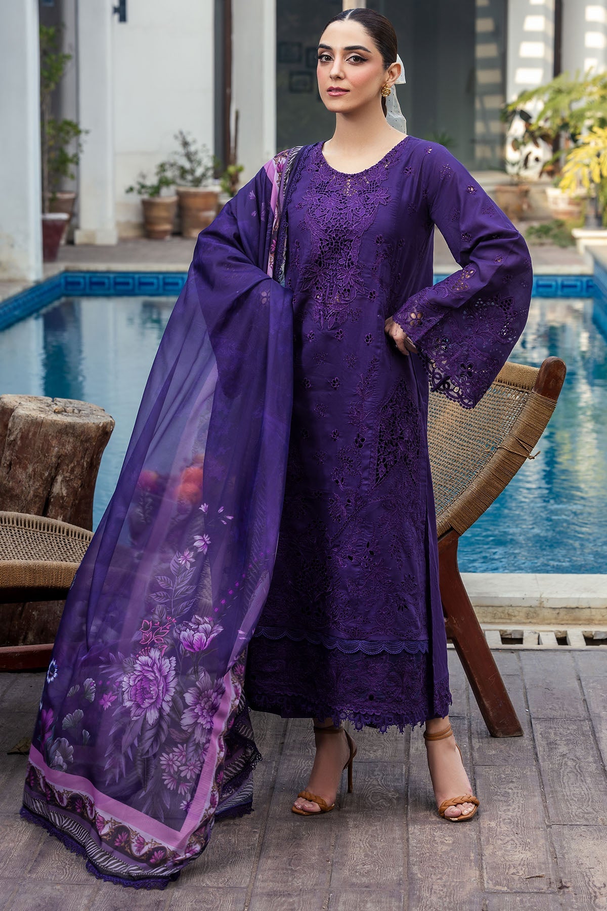 2025 MOTIFZ PREMIUM EMBROIDERED LAWN VOL 2