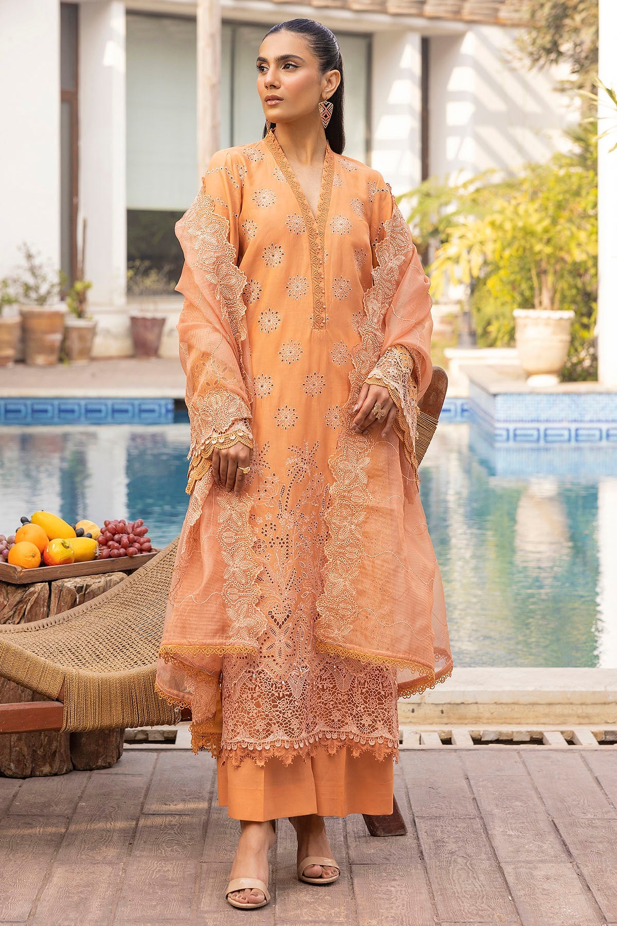 5315-CORINNE EMBROIDERED LAWN UNSTITCHED