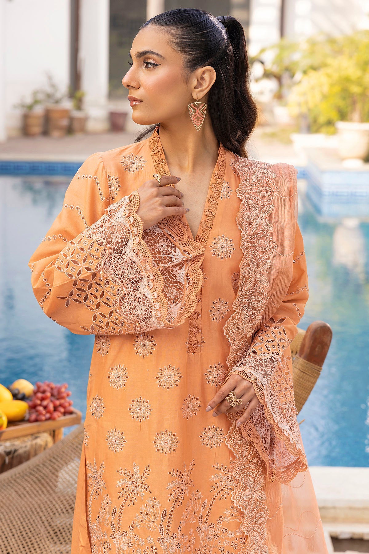 5315-CORINNE EMBROIDERED LAWN UNSTITCHED
