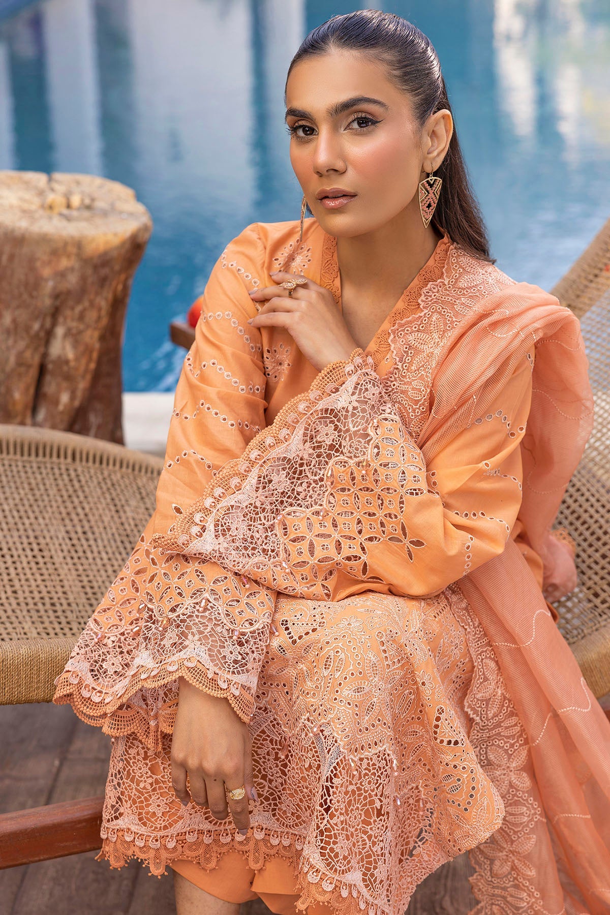 5315-CORINNE EMBROIDERED LAWN UNSTITCHED