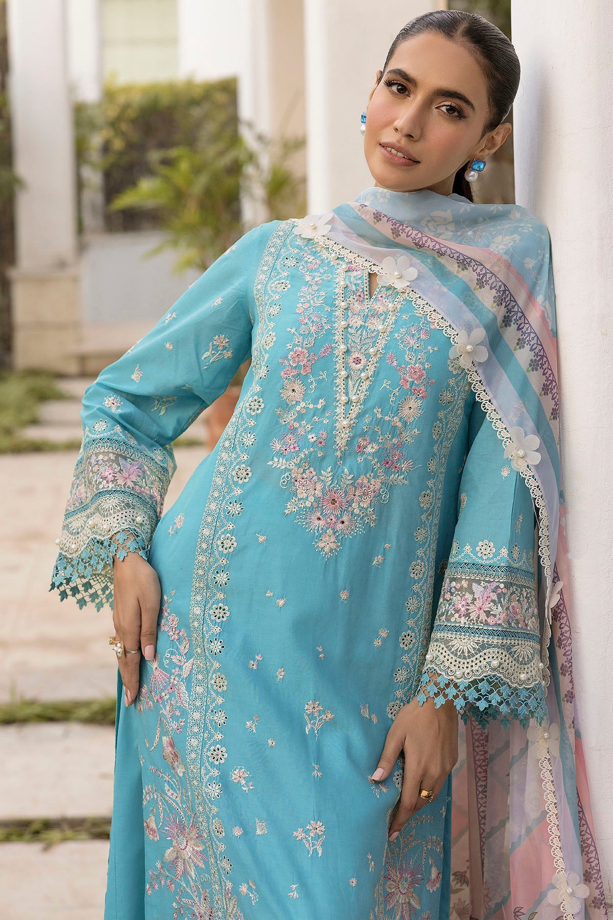 5317-SERA-PHINE EMBROIDERED LAWN STITCHED