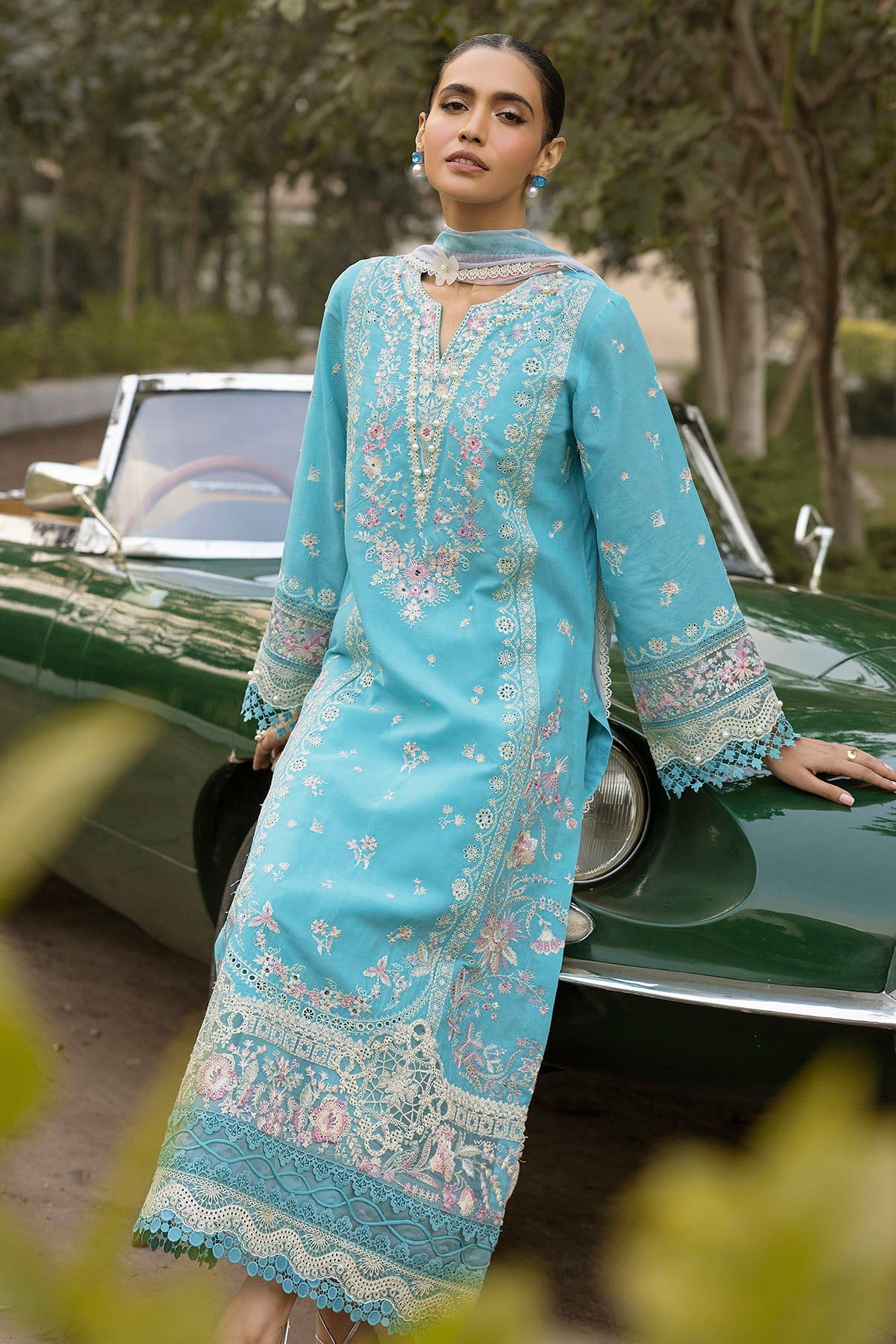 5317-SERA-PHINE EMBROIDERED LAWN STITCHED