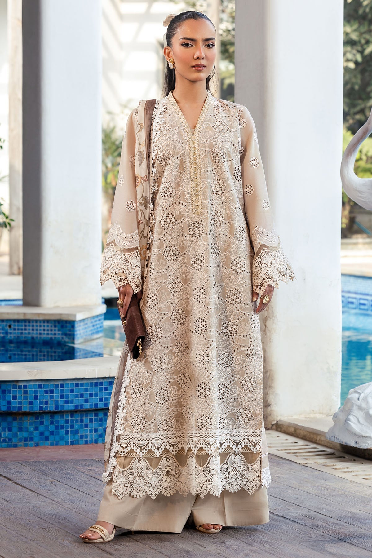 2025 MOTIFZ PREMIUM EMBROIDERED LAWN VOL 2