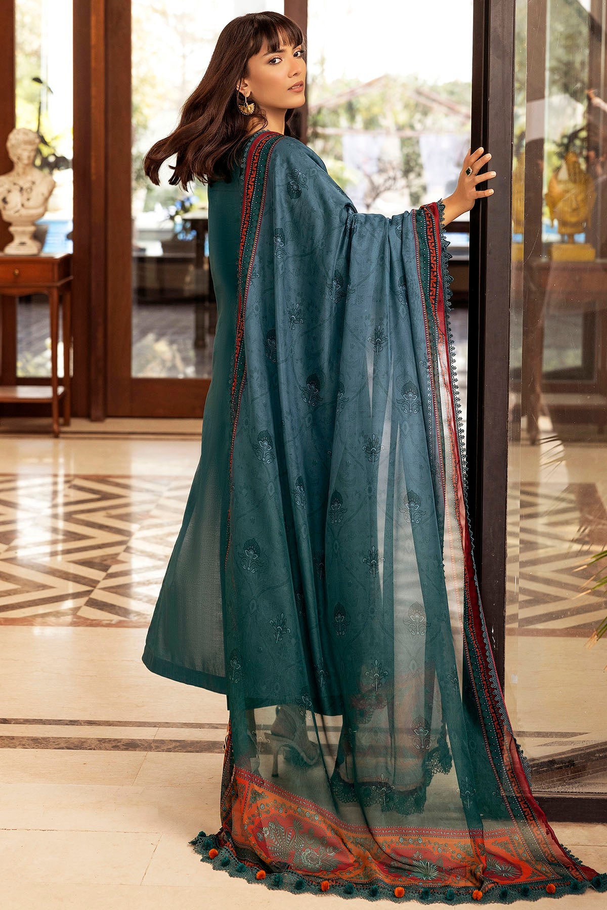 5327-PERCY EMBROIDERED LAWN UNSTITCHED