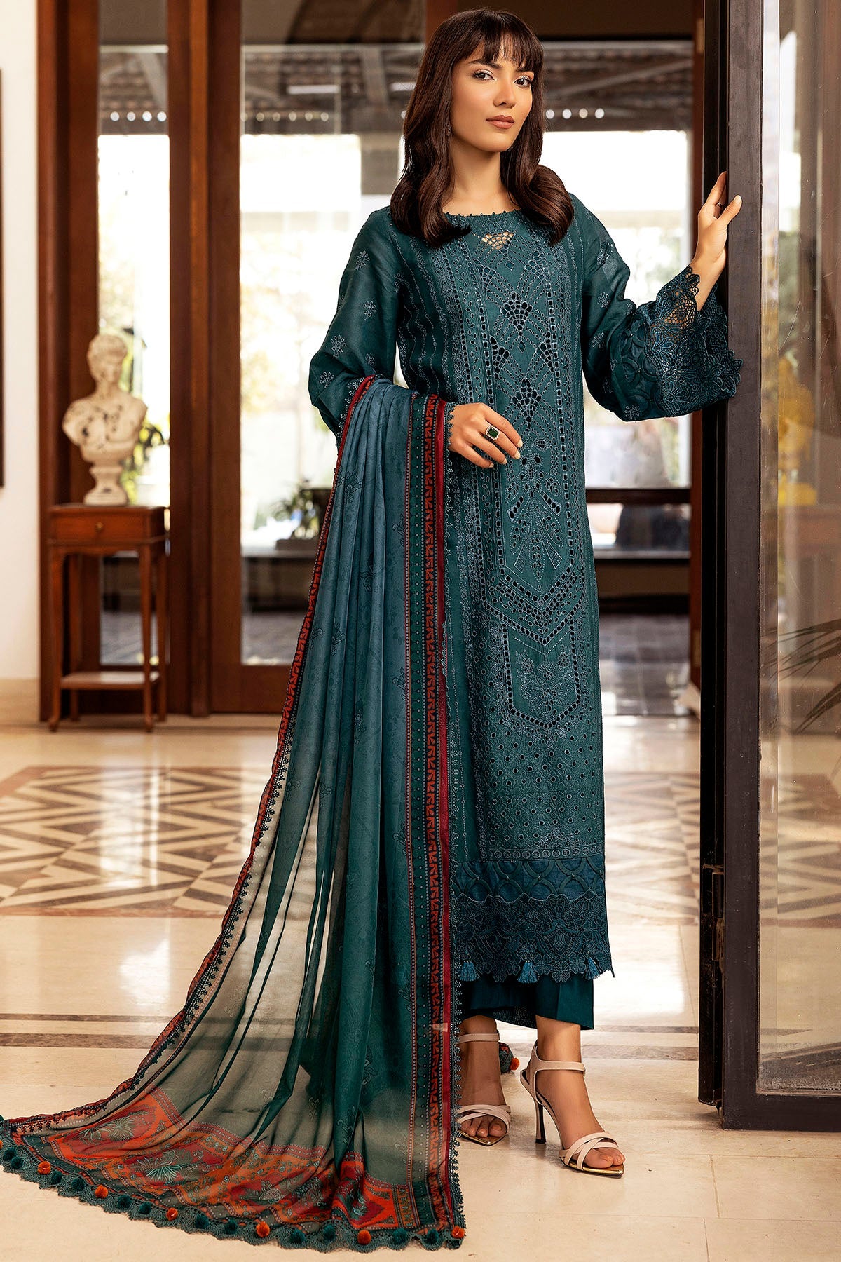 5327-PERCY EMBROIDERED LAWN UNSTITCHED