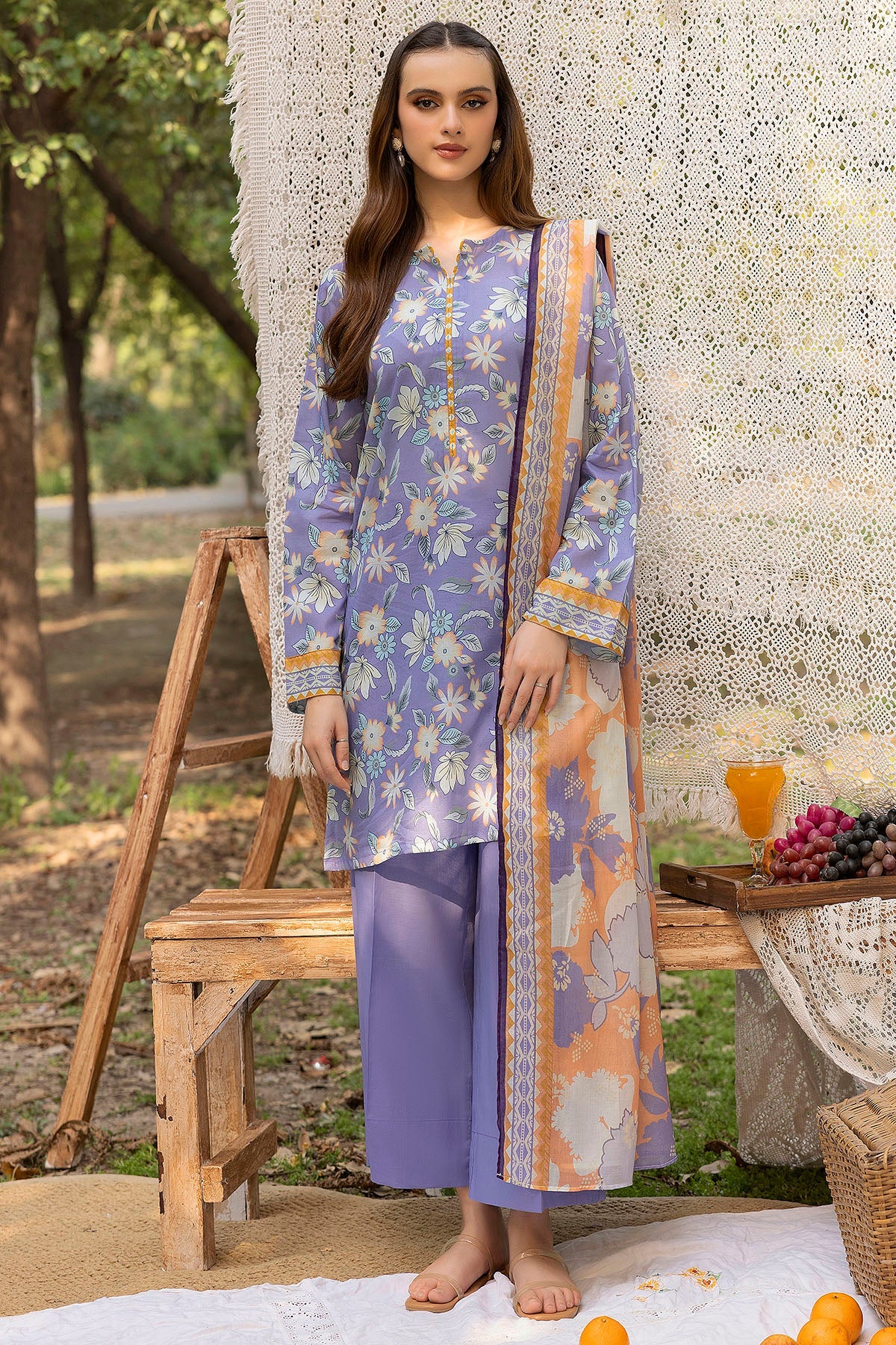 2025 RANG BY MOTIFZ DIGITAL PRINTED LAWN VOL 7